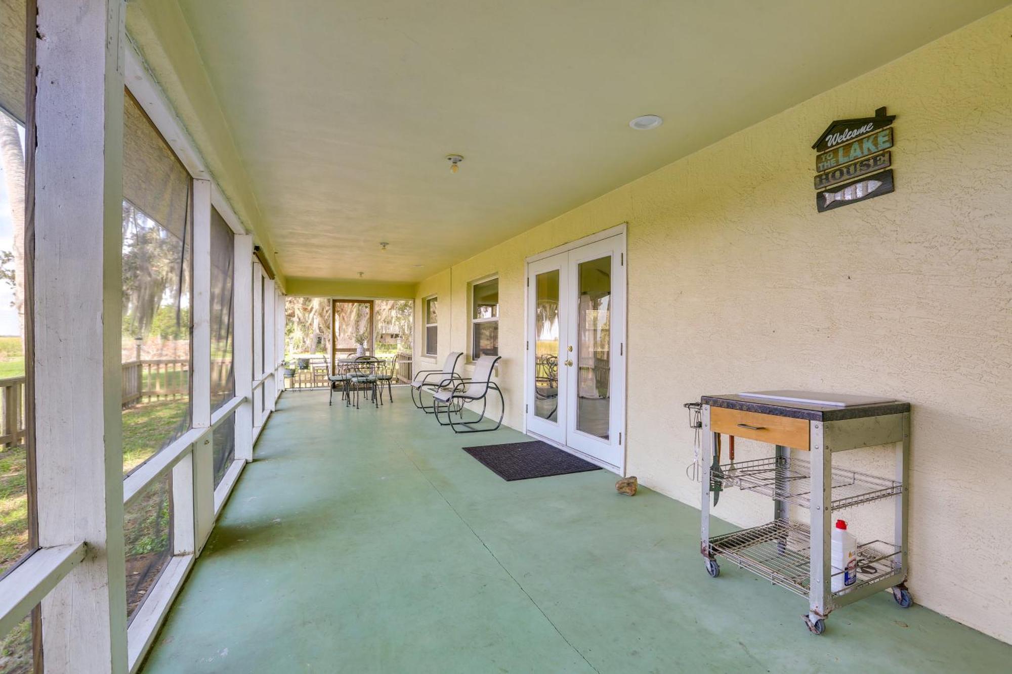 Lush Lorida Home On Lake Istokpoga Sebring Εξωτερικό φωτογραφία